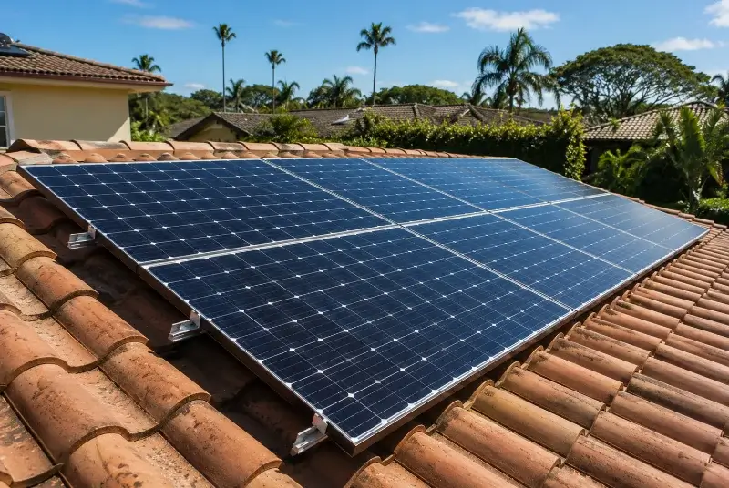 Installation de panneaux solaires à Druillat